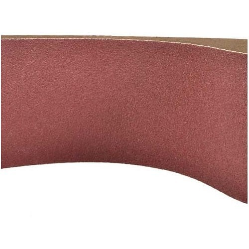 Superior Abrasives 10671 Abrasive Belt, 3/8 in Belt Width, 13 in Belt Length, 80 Grit, Aluminum Oxide Abrasive, Cloth Backing